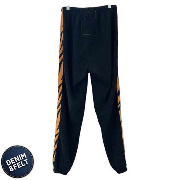 Aviator Nation Unisex TIGER STRIPE SWEATPANTS | BLACK/TIGER | EUC!! 🔥🖤 - Picture 9 of 16